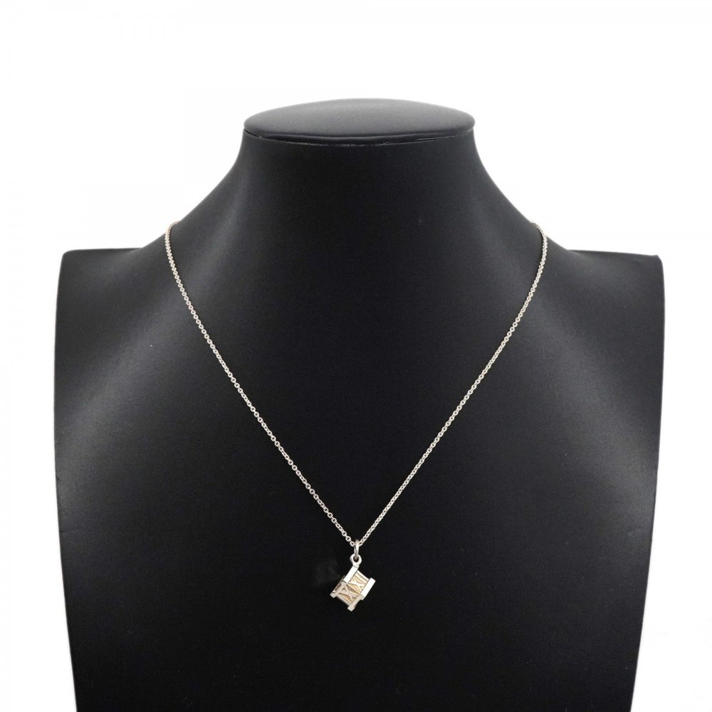 Tiffany Atlas Cube Necklace, 925 Sterling Silver, Women's, P1551149 - Picture 6 of 7